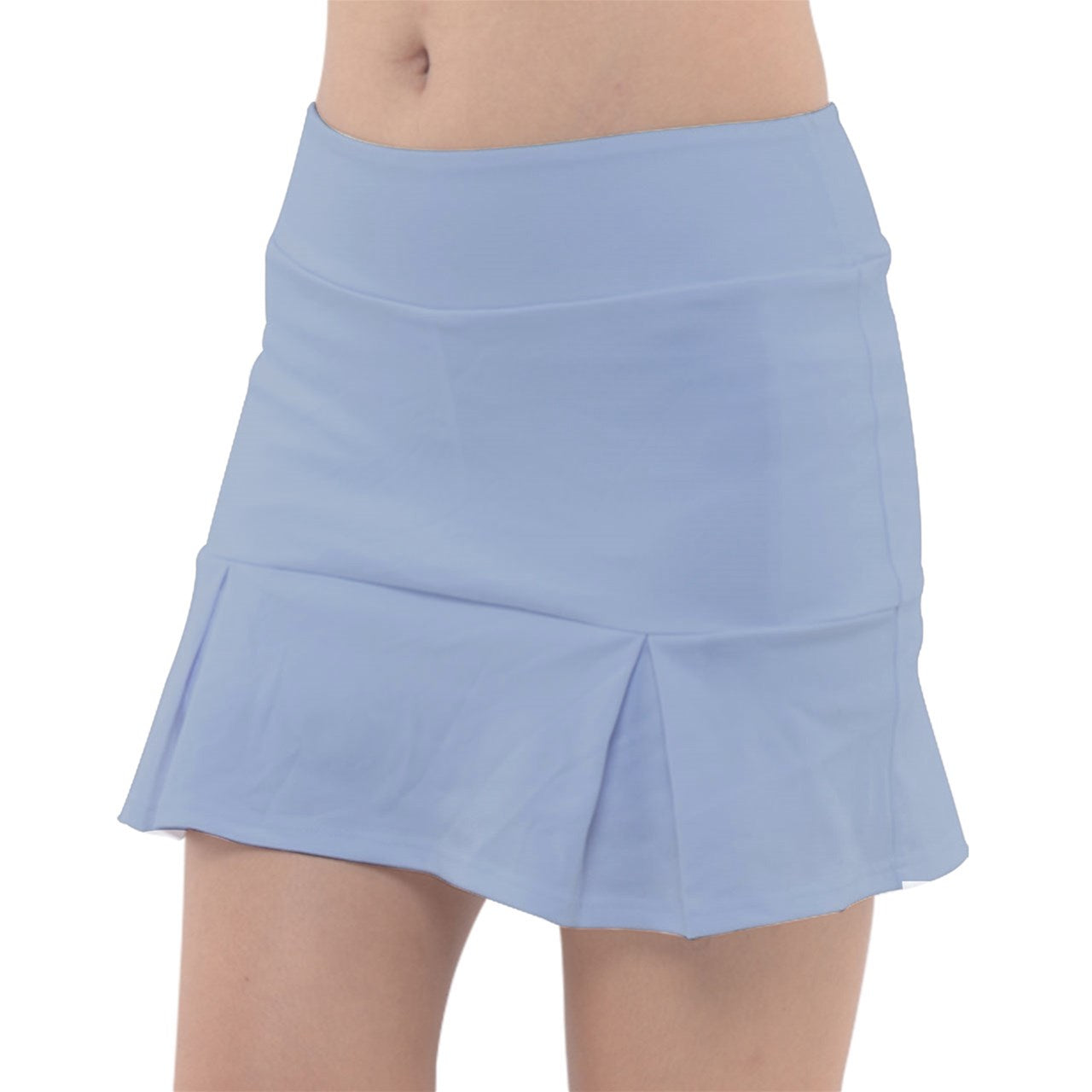 Dizzy Pickle Heidi BW Solid Classic Women's 15" Pickleball Drop-Pleat Skorts with Inner Shorts & Pockets Slate