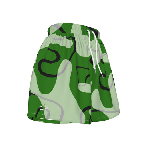 Kati - Doodle - Full-Leg Pickleball Shorts by Dizzy Pickle