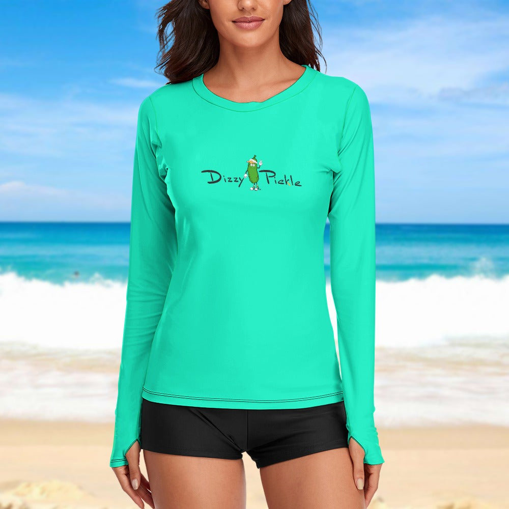 DZY P Classic - V2905 Women's Long Sleeve Pickleball Performance Shirt by Dizzy Pickle