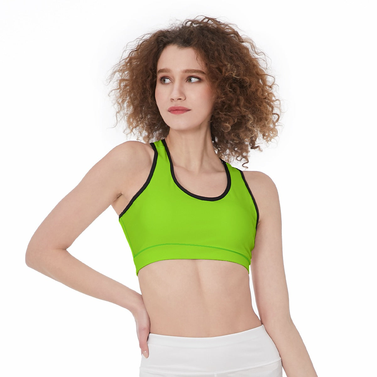 DZY P Classic - Lime Green - Racerback Sports Bra by Dizzy Pickle