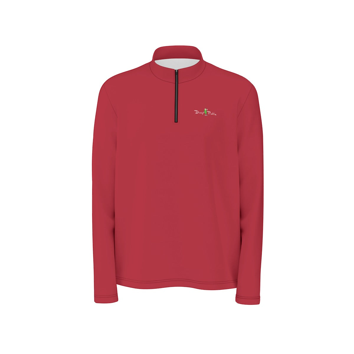 Dizzy Pickle DZY P Classic 5R8MX Men's Pickeball Half Zip Pullover Red