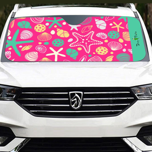 MaryEllen - Pickleball Windshield Sunshade by Dizzy Pickle