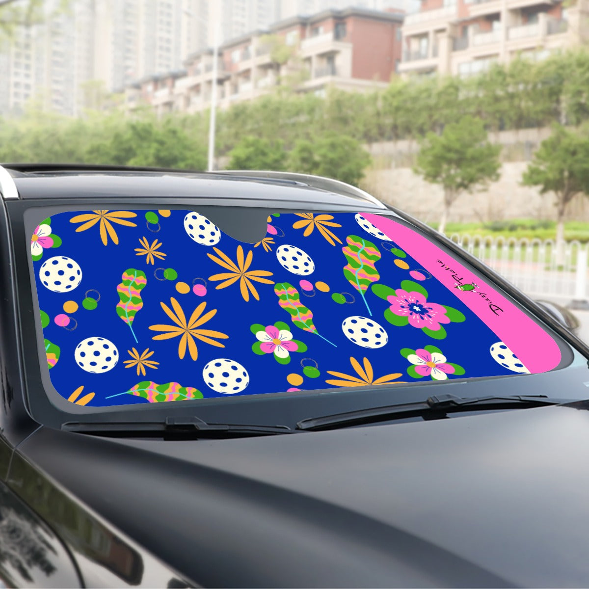 Rita -  Pickleball Windshield Sunshade by Dizzy Pickle