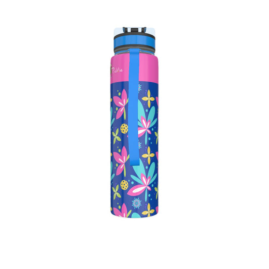 Donna - Blue - Pickleball Sport Water Bottle 32oz by Dizzy Pickle