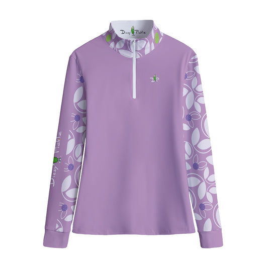 Dizzy Pickle Beth Lavender Women's Pickleball Quarter Zip Long Sleeve Casual Pullover