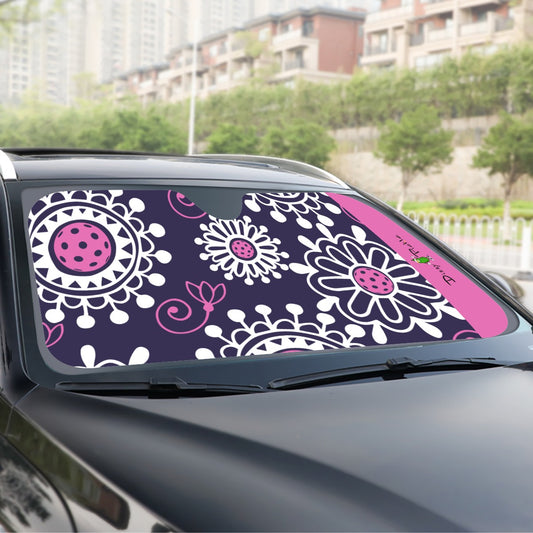 Dizzy Pickle Coming Up Daisies PP Pickleball Windshield Sunshade