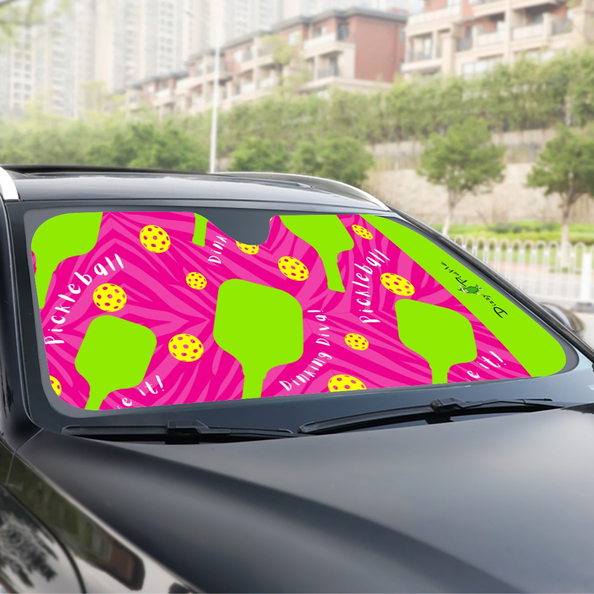 Dizzy Pickle Dinking Diva PG Pickleball Windshield Sunshade