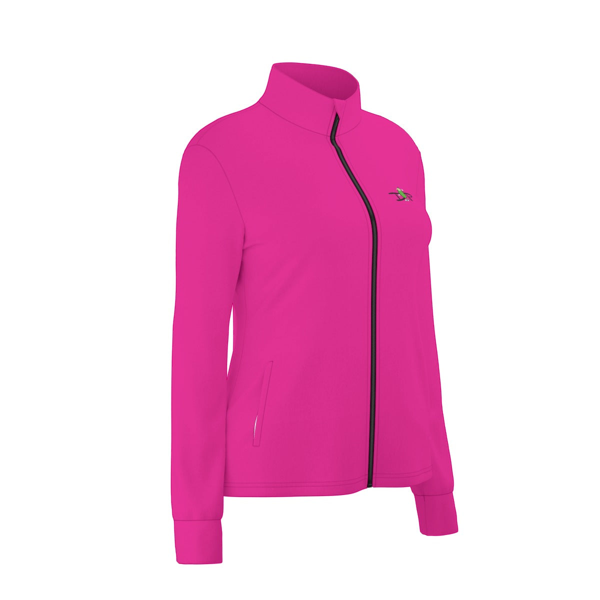 Dizzy Pickle DZY P Classic Fuchsia Women's Pickleball Long Sleeve Thumbhole Jacket