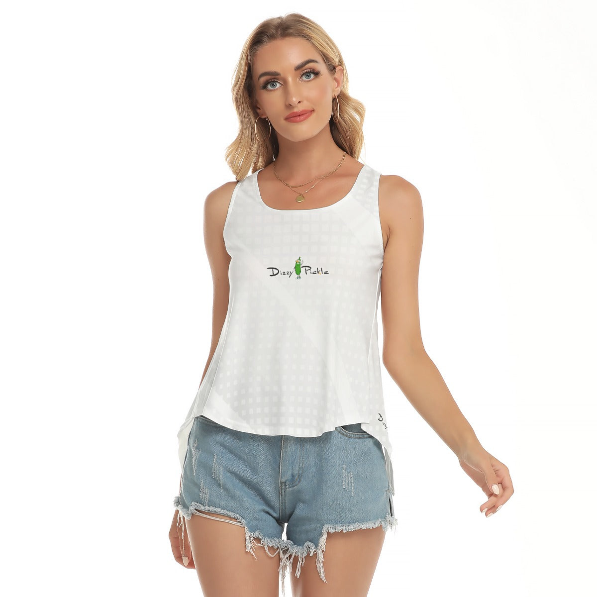 Dizzy Pickle Women's Pickleball Open-Backed Sleeveless Tank Top 5T5XX