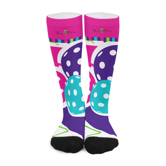 Dizzy Pickle Diana Women's Pickleball Polyester-Cotton Long Socks