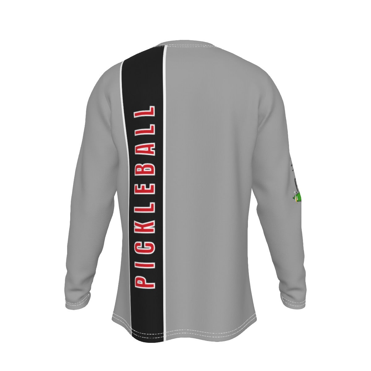 PICKLEBALL - Gray/Black/Red - Men's Long Sleeve T-Shirt by Dizzy Pickle