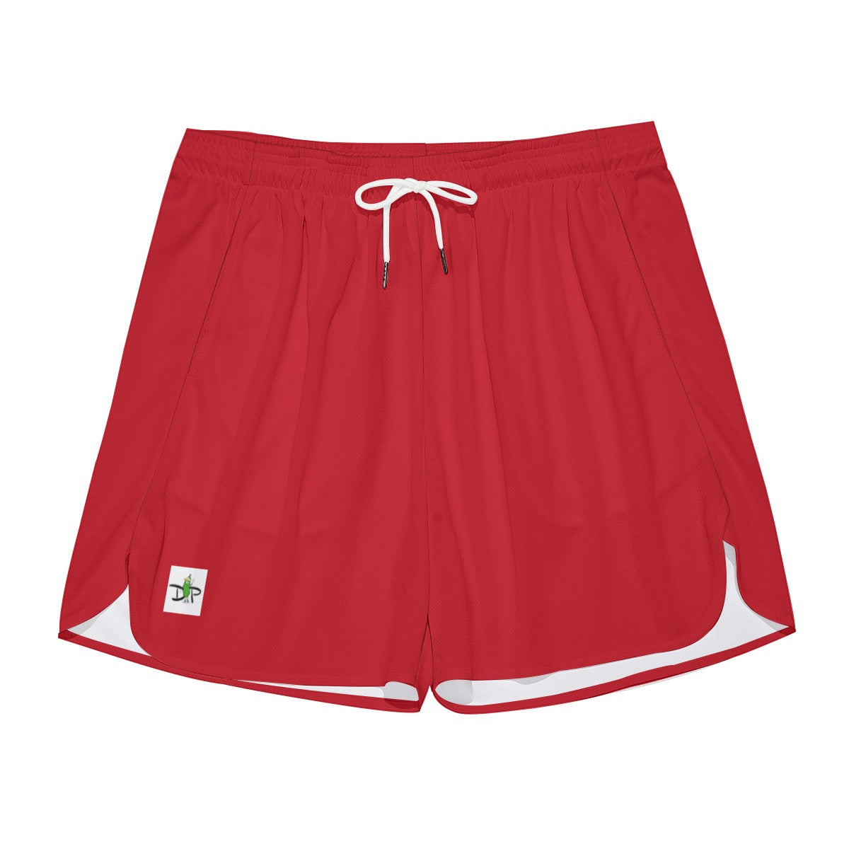 DZY P Classic - Red - Men's Side Split Pickleball Court Shorts by Dizzy Pickle