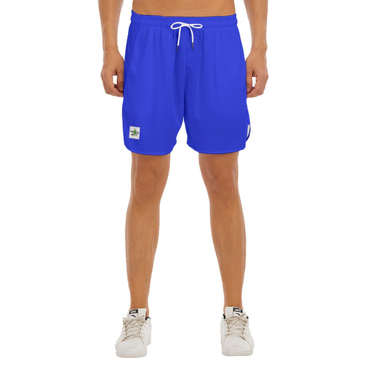 Dizzy Pickle DZY P Classic Men's Side Split Pickleball Court Shorts with Pockets Cobalt