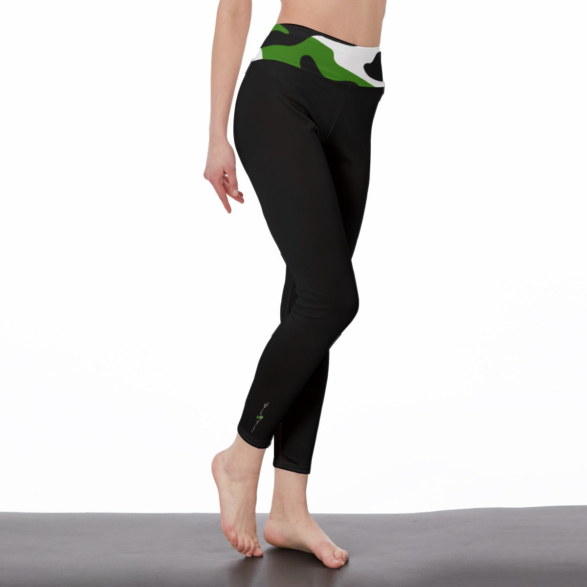 Kati - Doodle - Black - High-Waist Pickleball Leggings by Dizzy Pickle