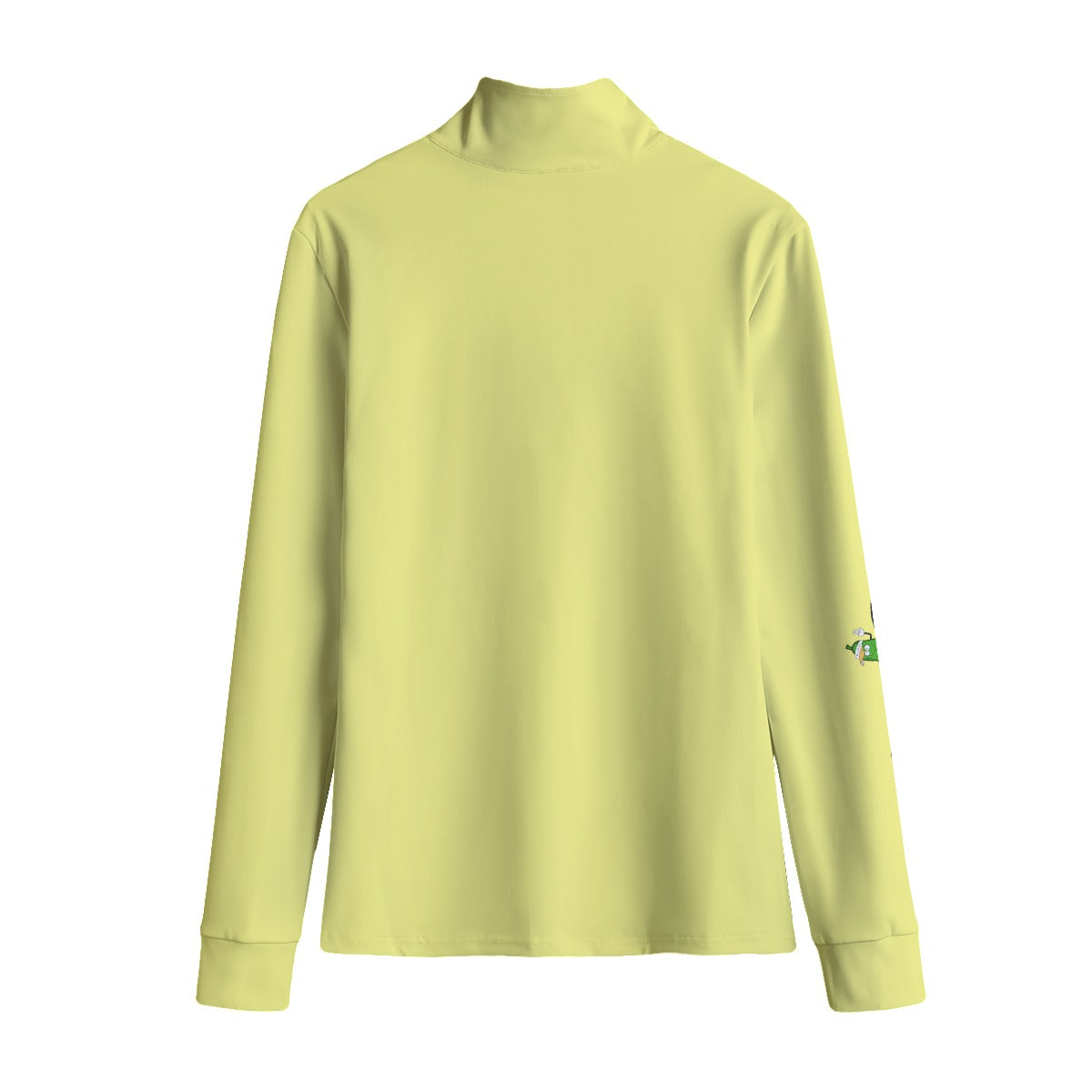DZY P Classic - Daffodil Yellow - Women's Quarter Zip Long Sleeve Casual Pullover by Dizzy Pickle
