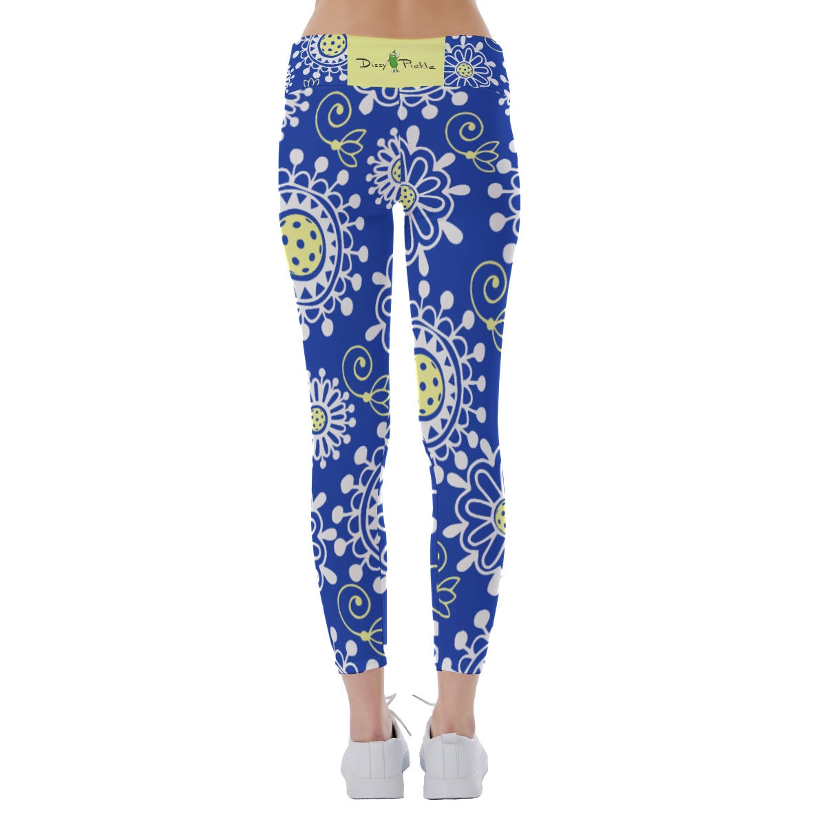 Dizzy Pickle Coming Up Daisies BY Women's Pickleball Leggings Mid-Fit