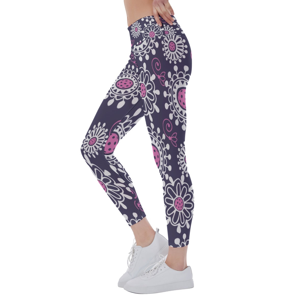 Dizzy Pickle Coming Up Daisies PP Women's Pickleball Leggings Mid-Fit