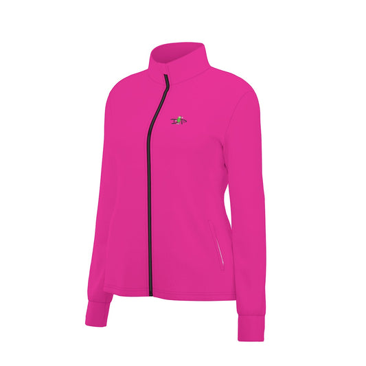Dizzy Pickle DZY P Classic Fuchsia Women's Pickleball Long Sleeve Thumbhole Jacket