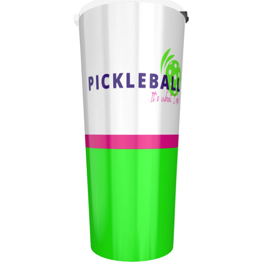 Dizzy Pickle Pickleball It's What I Do - Pink/Green - Tumbler 30oz