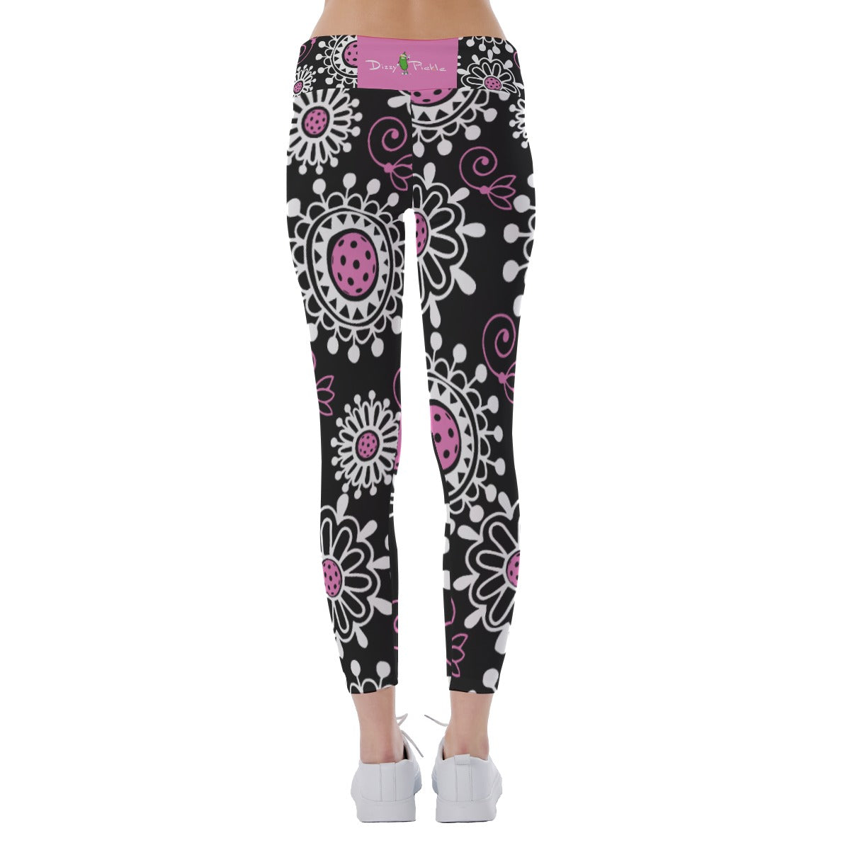 Dizzy Pickle Coming Up Daisies BP Women's Pickleball Leggings Mid-Fit