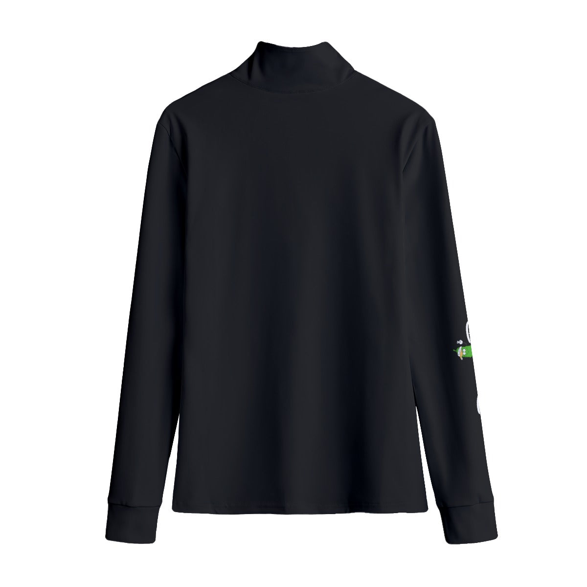 DZY P Classic - Black - Women's Quarter Zip Long Sleeve Casual Pullover by Dizzy Pickle