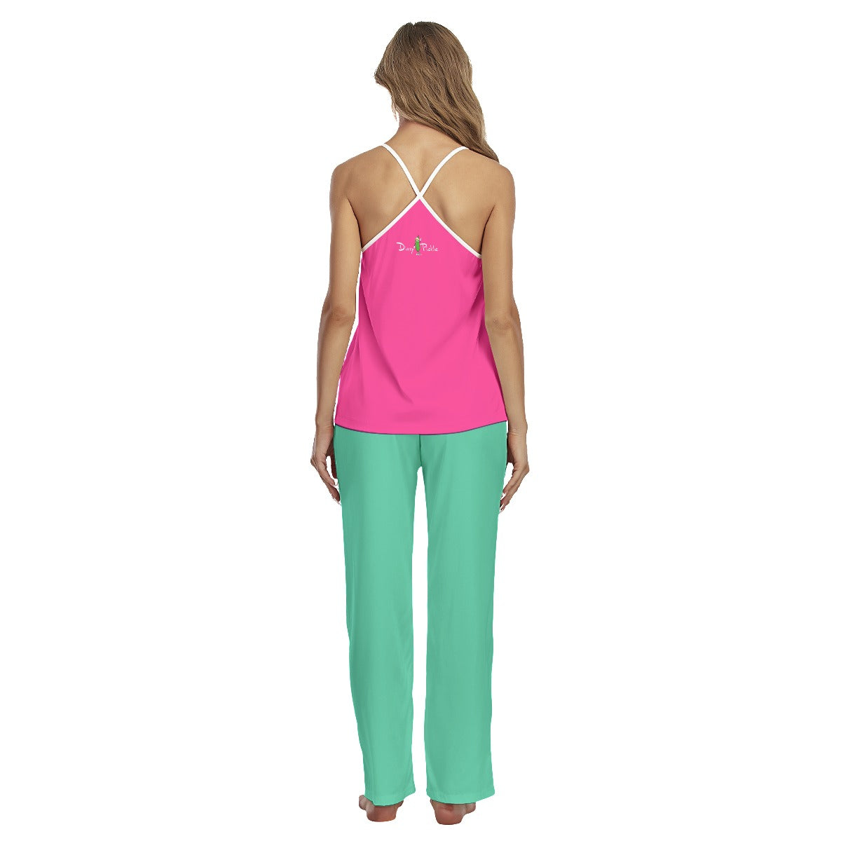 MaryEllen - Sea Green - Pickleball Cami Pajamas Set by Dizzy Pickle