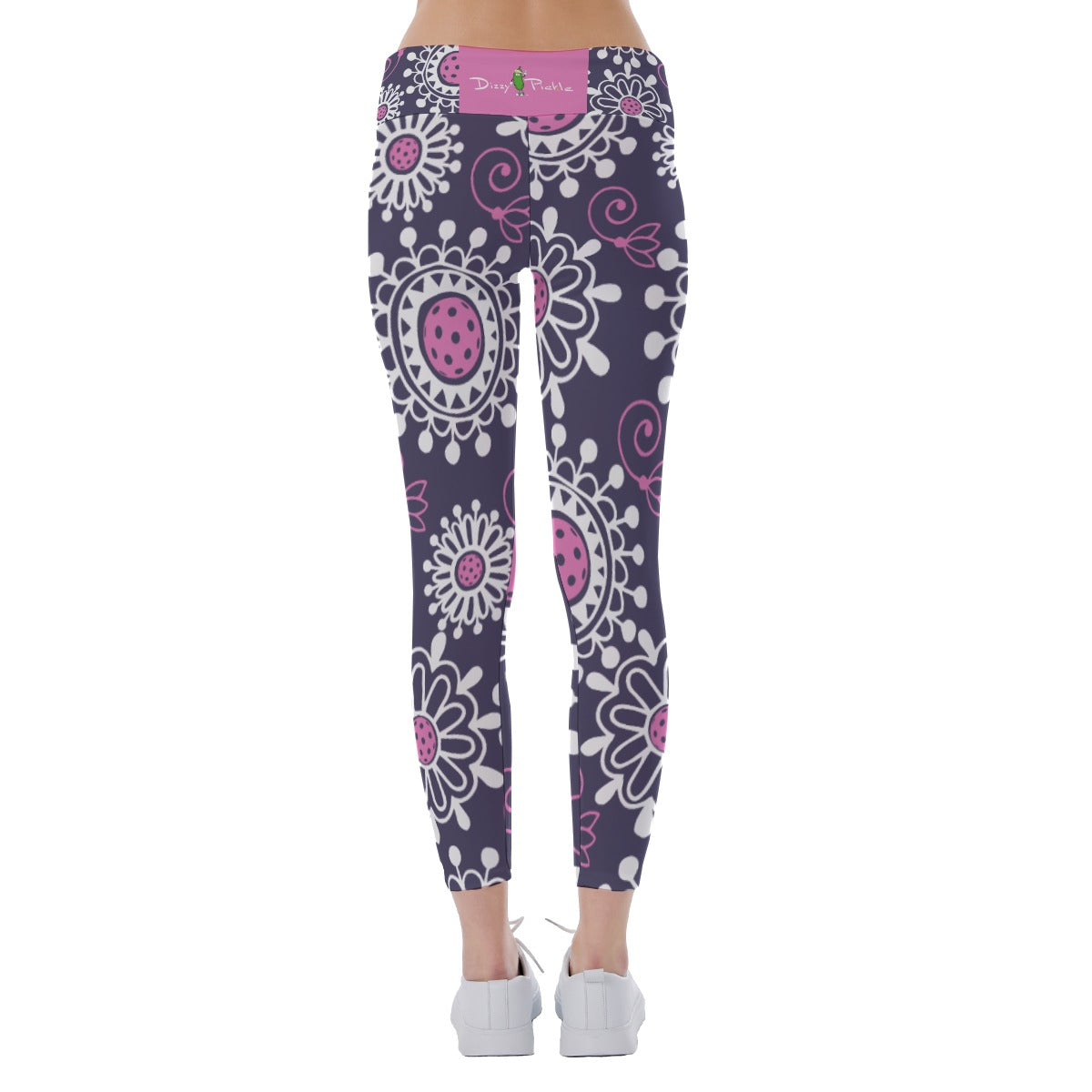 Dizzy Pickle Coming Up Daisies PP Women's Pickleball Leggings Mid-Fit