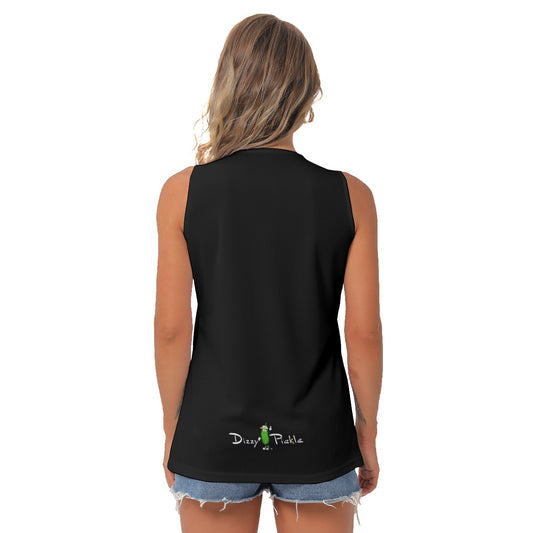 Millie - Women's Pickleball Sleeveless V-Neck Top by Dizzy Pickle