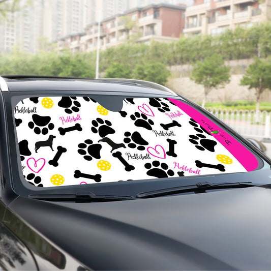 Millie - Pickleball Windshield Sunshade by Dizzy Pickle