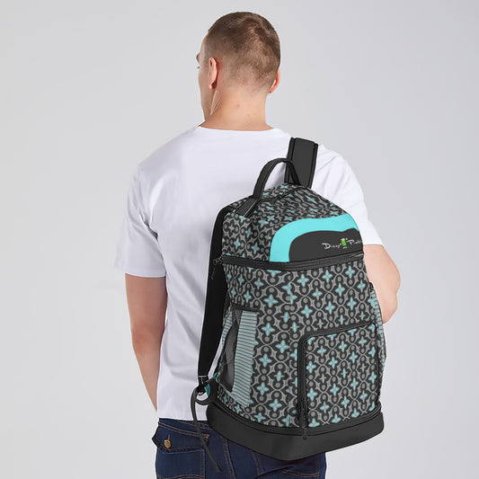 Dizzy Pickle Shelby Black Large Courtside Pickleball Multi-Compartment Backpack with Adjustable Straps