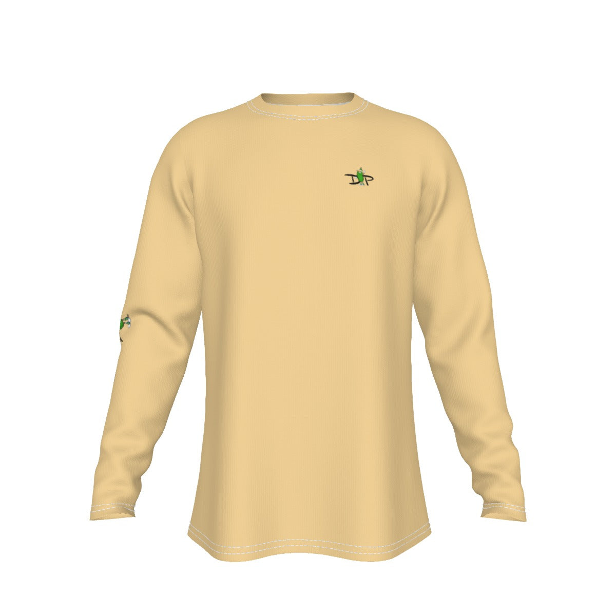 DZY P Classic - Sand - Men's Long Sleeve T-Shirt by Dizzy Pickle