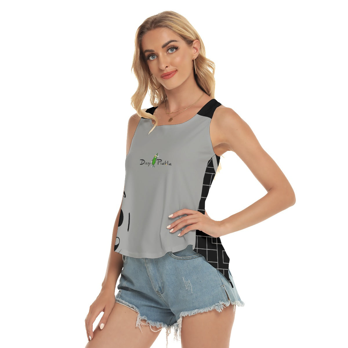 Dizzy Pickle Lisa GB Women's Pickleball Open-Backed Tank Top