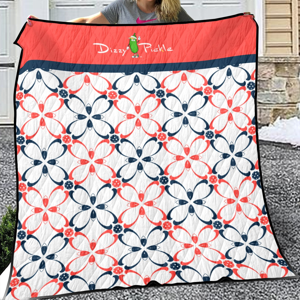 Van - Petals - White - Lightweight Quilt by Dizzy Pickle