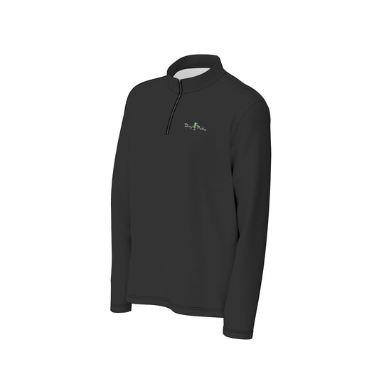 Dizzy Pickle DZY P Classic Black 5R8MH Men's Pickeball Half Zip Pullover