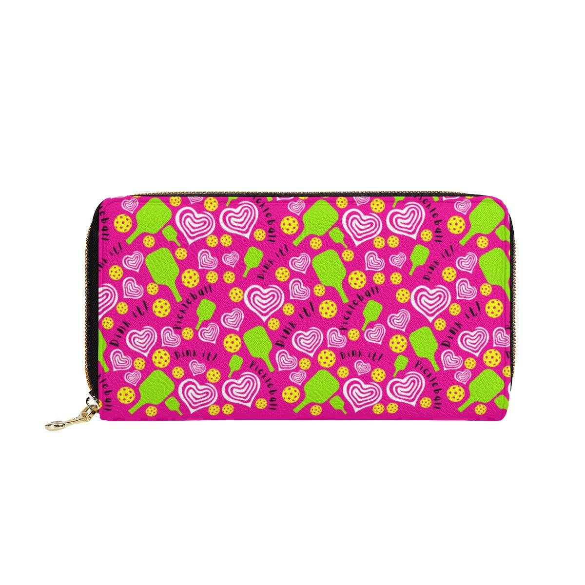 Dinking Diva Hearts - SM Pink - Pickleball Mini Purse by Dizzy Pickle