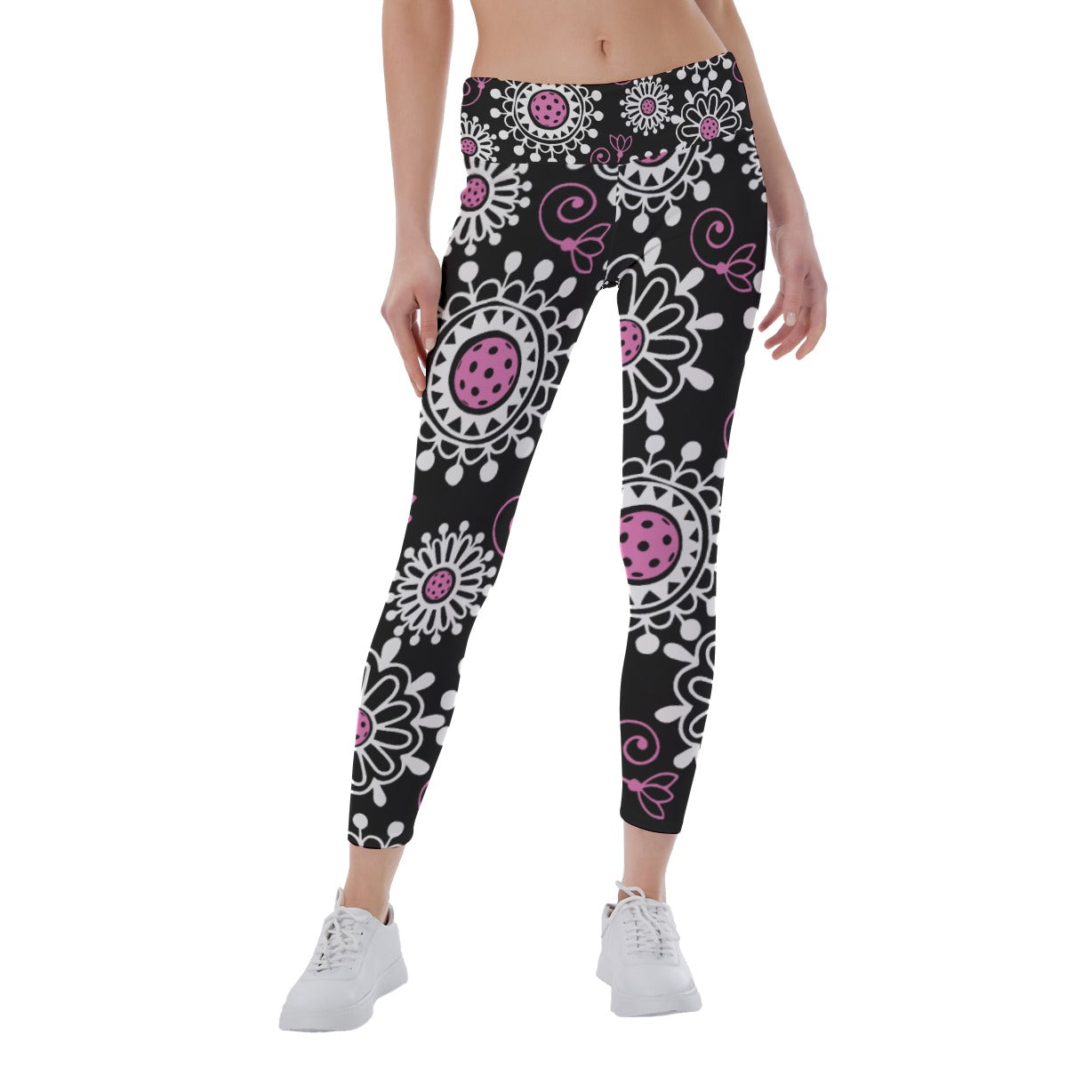 Dizzy Pickle Coming Up Daisies BP Women's Pickleball Leggings Mid-Fit