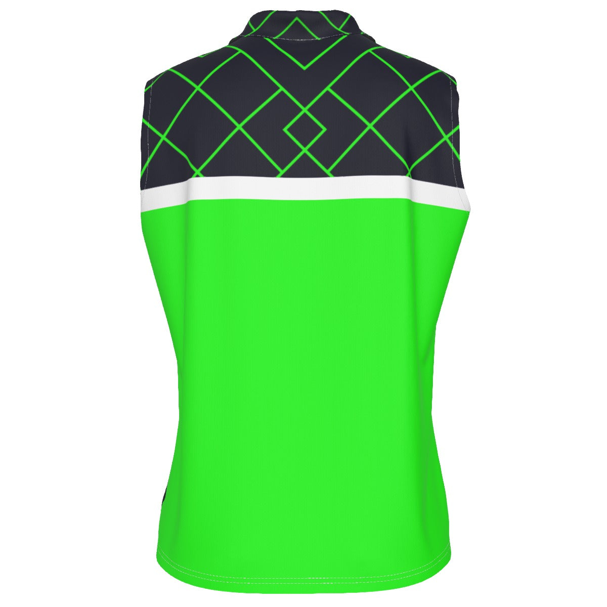 Lisa - Green - A1 - Sleeveless Polo Shirt by Dizzy Pickle