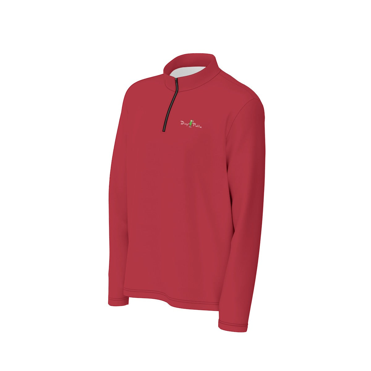 Dizzy Pickle DZY P Classic 5R8MX Men's Pickeball Half Zip Pullover Red