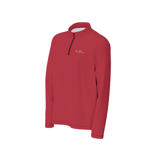 Dizzy Pickle DZY P Classic Red 5R8MX Men's Pickeball Half Zip Pullover