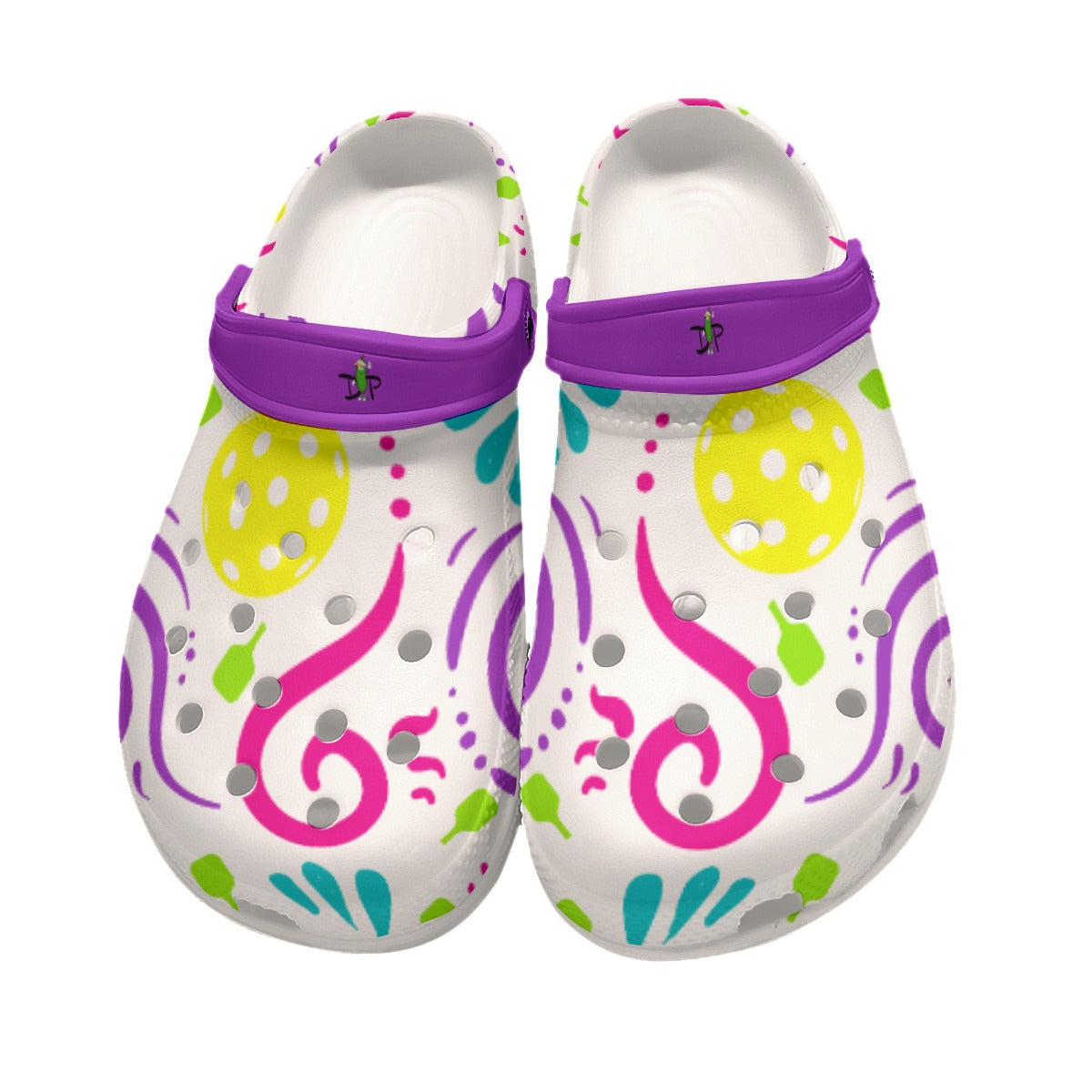 It's Swell - White - Pickleball Women's Clogs by Dizzy Pickle