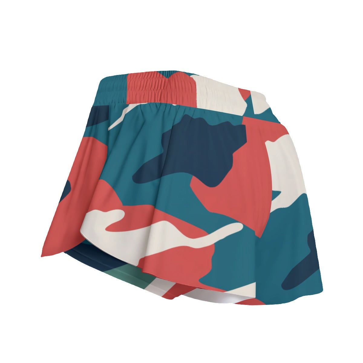 Penny - Blue - Camo - Pickleball Women's Sport Culottes with Pockets by Dizzy Pickle