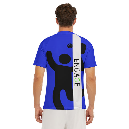 ENGAGE - Men's Pickleball Fitted T-Shirt by Dizzy Pickle