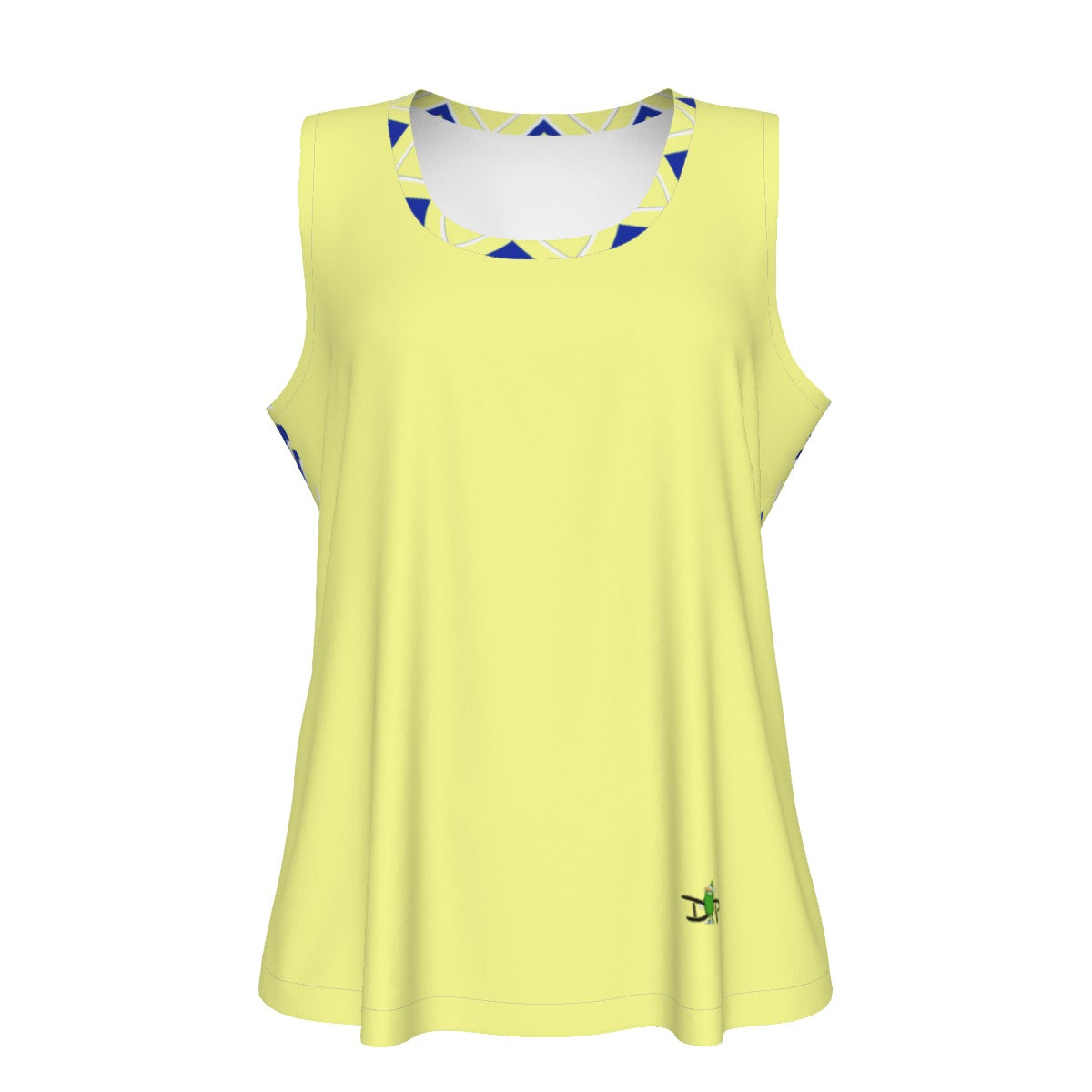 Dizzy Pickle Coming Up Daisies YB Chevron Women's Pickleball Sleeveless Sports Tank Top Canary