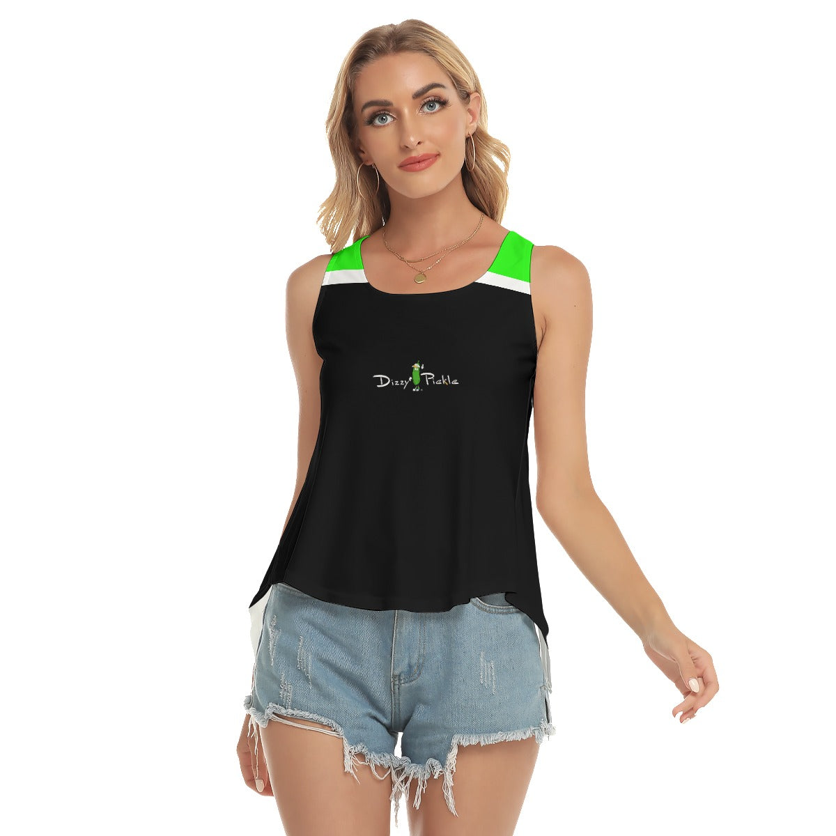 Dizzy Pickle Kim BG Women's Pickleball Open-Backed Tank Top