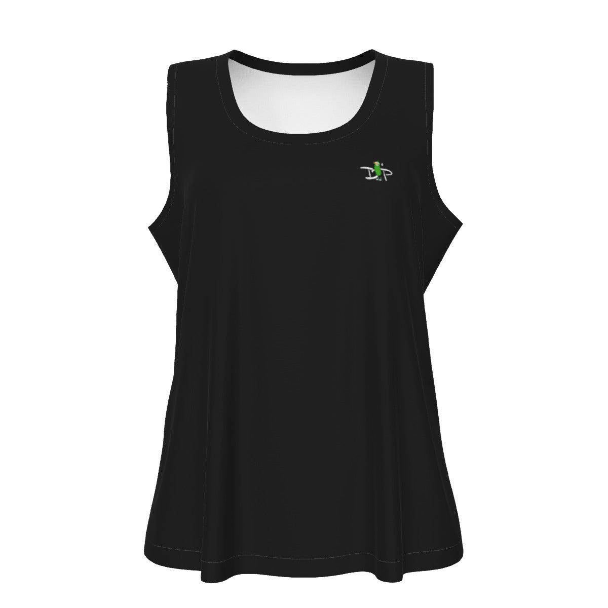 Dizzy Pickle DZY P Classic Women's Pickleball Sport Sleeveless Tank Top Black