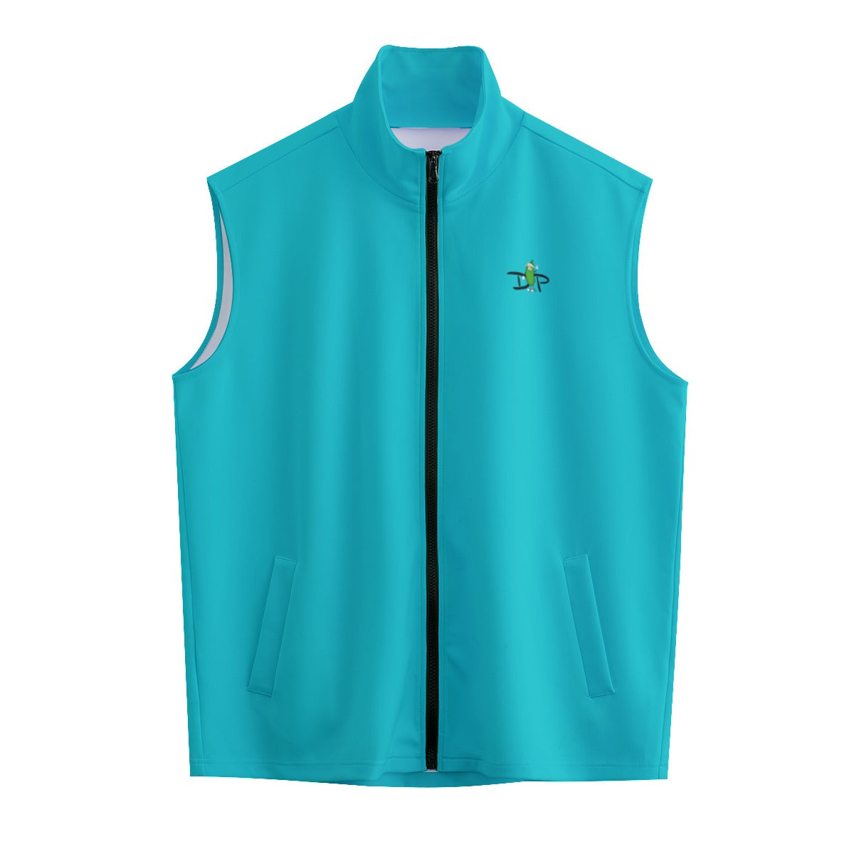 DZY P Classic - Teal - Men's Stand-up Collar Vest by Dizzy Pickle