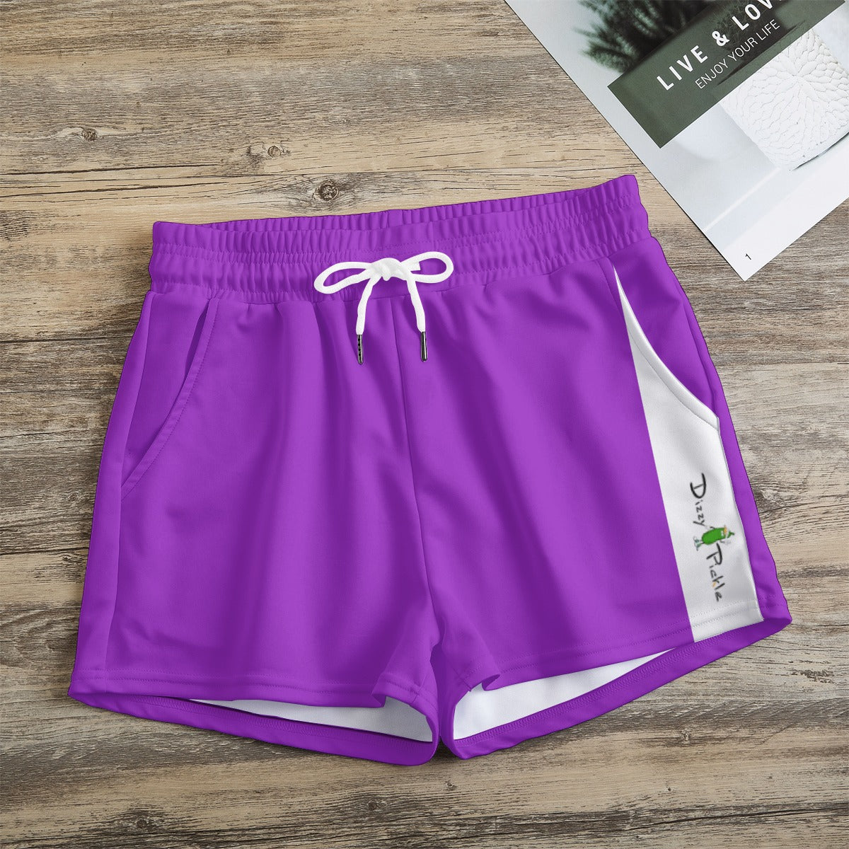 DZY P Classic - Purple - Pickleball Casual Shorts by Dizzy Pickle