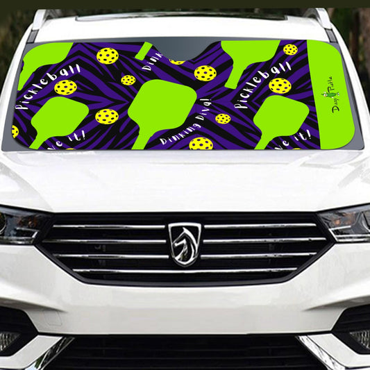 Dizzy Pickle Dinking Diva BG Pickleball Windshield Sunshade