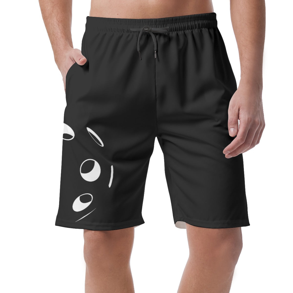 Dizzy Pickle ML Ball BW Men's Pickleball Long Casual Shorts