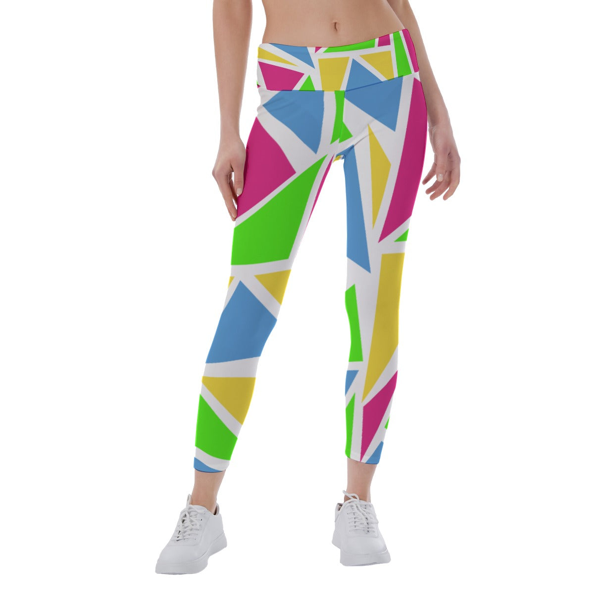 Julie - Shapes - Women's Pickleball Leggings - Mid-Fit - by Dizzy Pickle